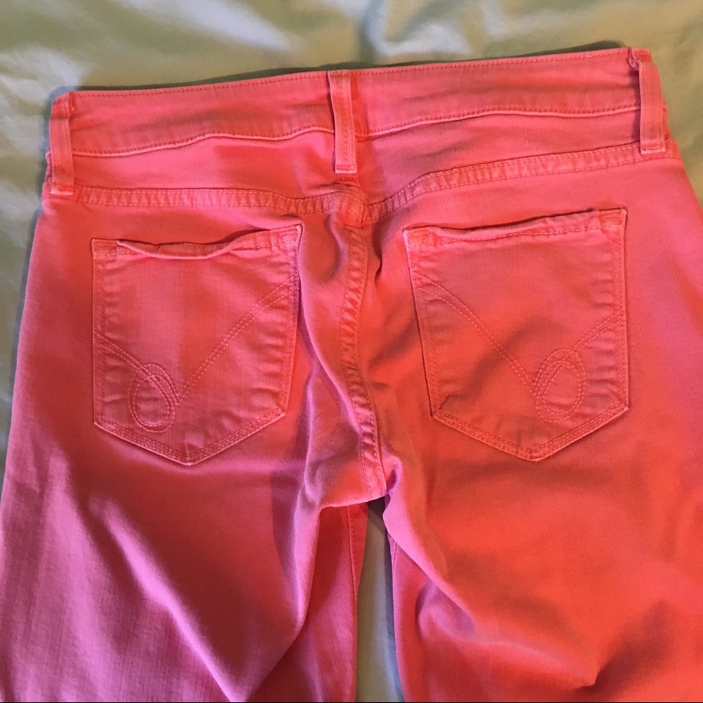 ✨HOST PICK✨ bebe hot coral skinny jeans - Picture 5 of 9